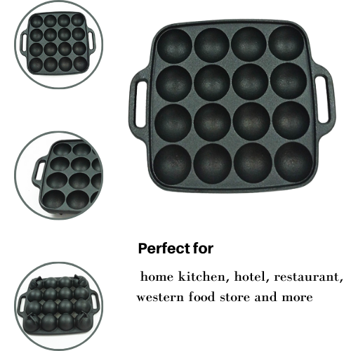 Custom 1.6Qt Deep Red Cast Iron Bakeware