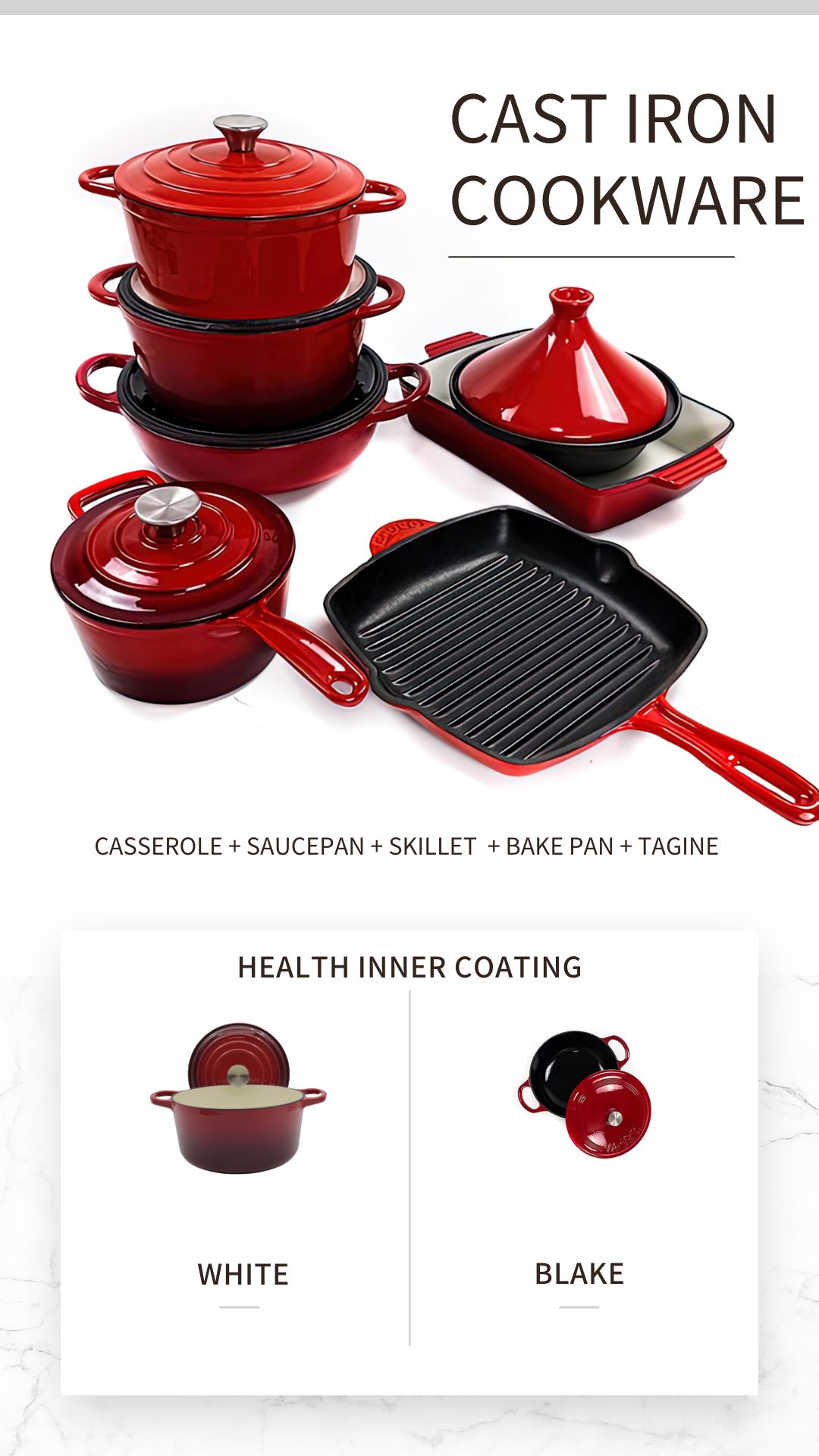 cast iron cookware set (2)