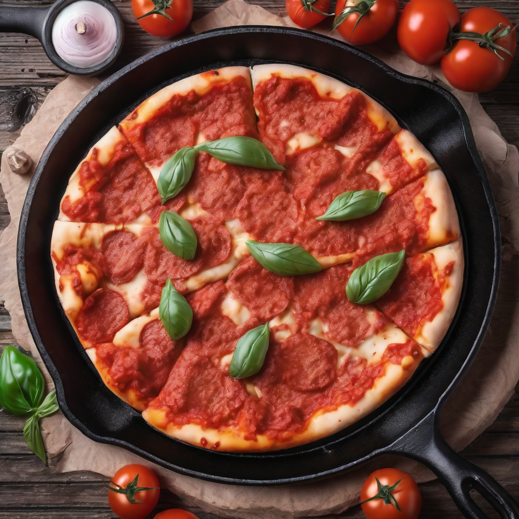  How To Make Deep Dish Pizza in A Cast Iron Skillet Pan