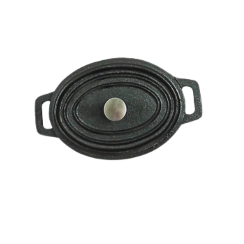 Black Non-Stick Cast Iron Dutch Oven Pot with Lid