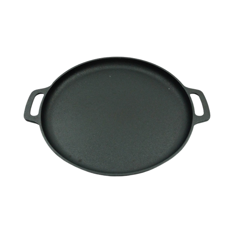 Non-Stick Double Ears Cast Iron Frying Pan for Grilling