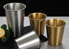 Golden/silver 304 Stainless Steel Cup 8.2/9.3cm SGS/ISO9005 Certification