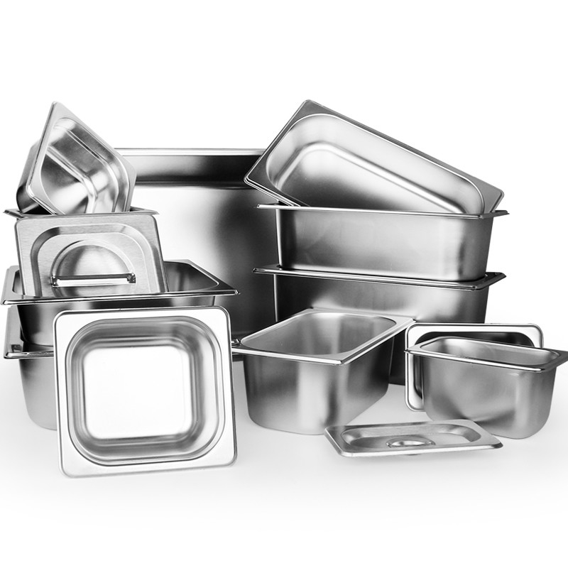 1/2 Stainless Steel Cookware Sets Commercial Hotel Pans For Serving Food