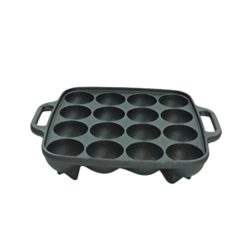 Custom 1.6Qt Deep Red Cast Iron Bakeware