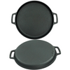 Non-Stick Double Ears Cast Iron Frying Pan for Grilling