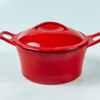 Non Stick Red Round Pot Roast Cast Iron Dutch Oven