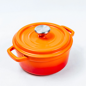 Healthy Round Enameled Coating 3.8L Cast Iron Casserole for Oven