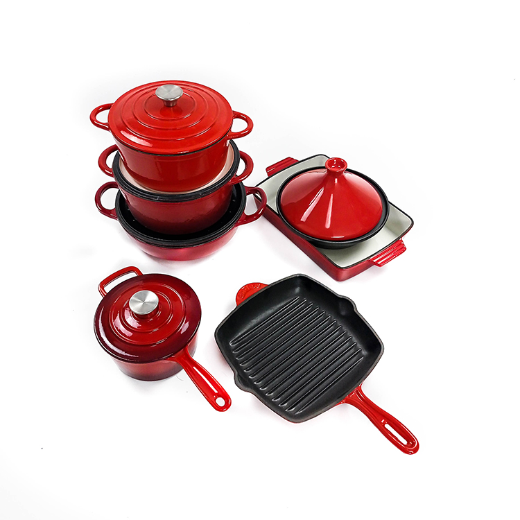 Effortless Cooking: Enamel Frying Pan, Baking Pan, and Milk Pan Set (3-Piece Set, Classic Black