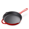 Enameled Cast Iron Shallow 10Inch Fry Pan & Skillet