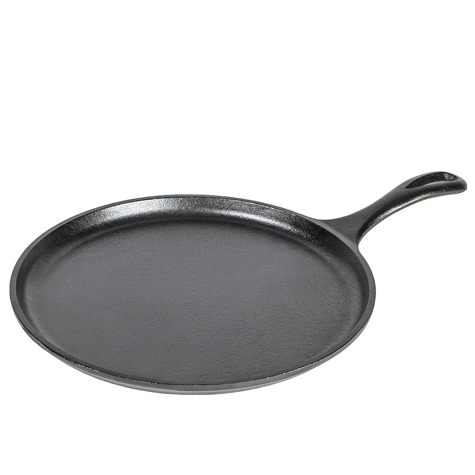 Non Stick 10Inch Cast Iron Grill Pizza Pan with Long Handle