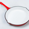 Red Enamel Glass Top 6Inch Grill Cast Iron Skillet