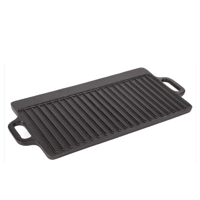  Extra-Large 18-Inch Double-Sided Cast Iron Griddle Pan – Ultimate Cooking Versatility