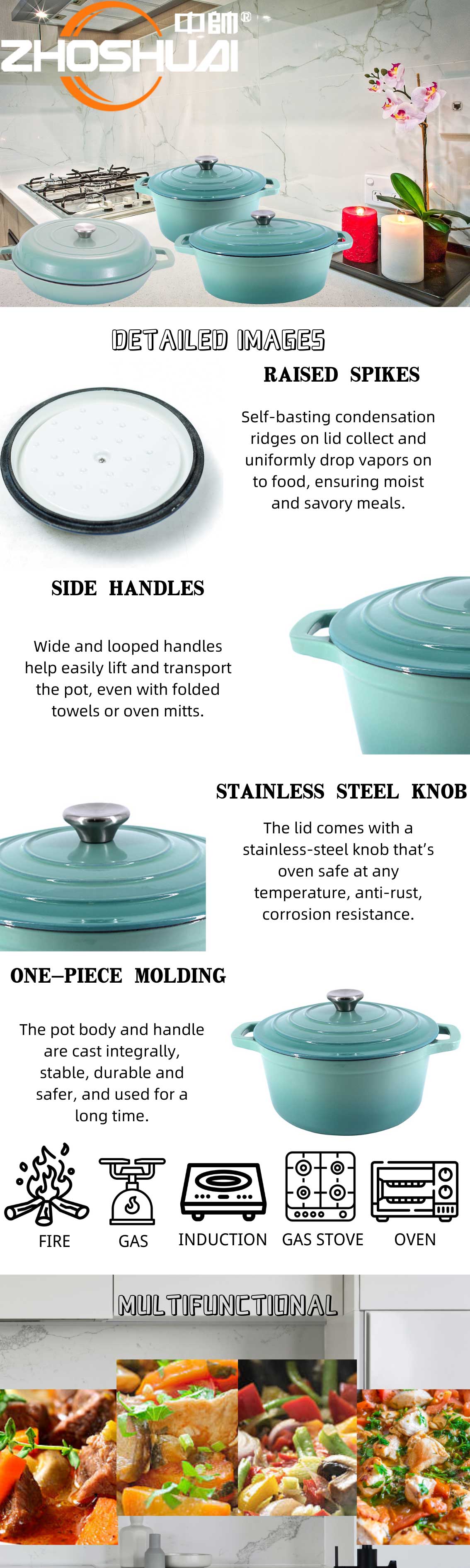 Light-green-enamel-coating-cast-iron-casserole