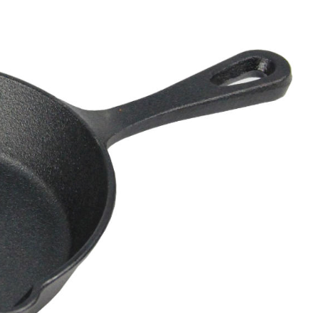 Safe Ourdoor Cast Iron Skillet with Handle