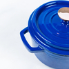 Multi-function Blue Enamel Cast Iron Dutch Oven